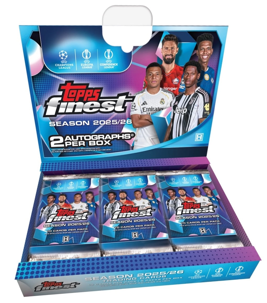 2025-26 Topps Finest UEFA Club Competitions - Hobby Box