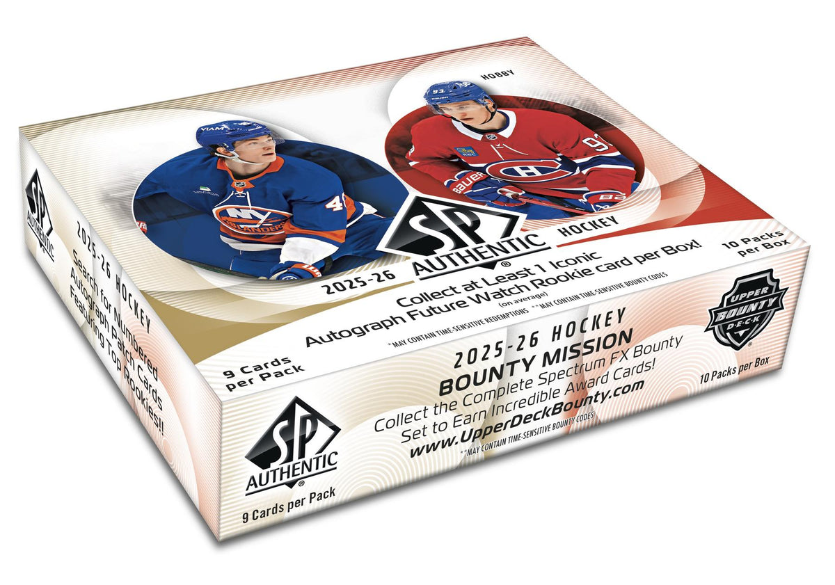 2025-26 SP Authentic Hockey - Hobby Box