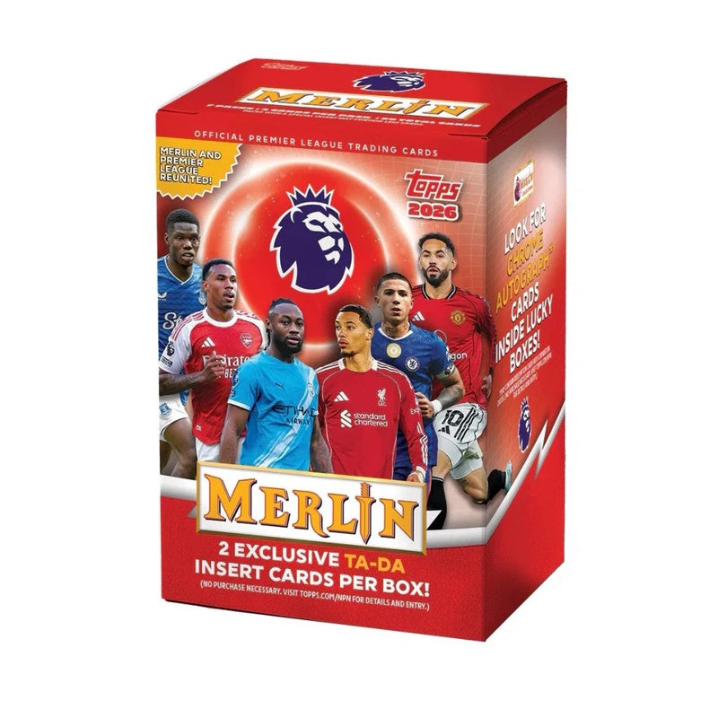 2026 Topps Merlin Premier League Blaster Box