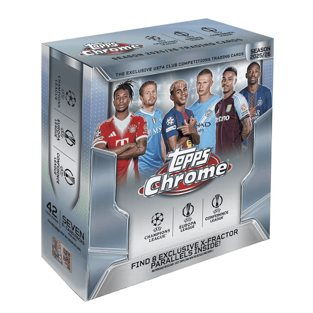 2025-26 Topps Chrome UEFA Club Competitions - Mega Box